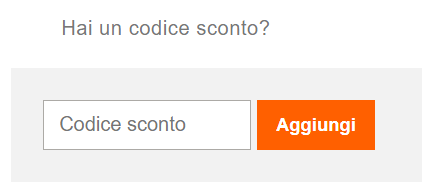 dove inserire codice sconto eurocali