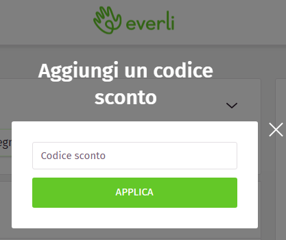 dove inserire coupon everli