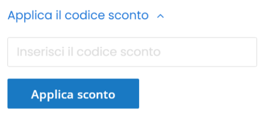 dove inserire il codice sconto eweki