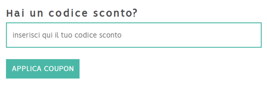 dove inserire il codice sconto farmasave