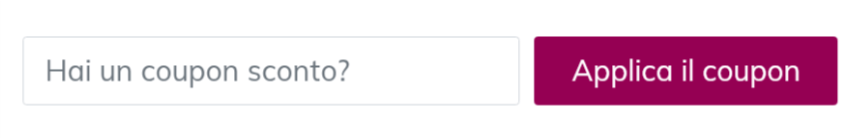 dove inserire il codice sconto fasterprint