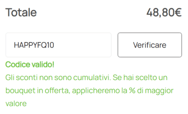 dove inserire il codice floraqueen