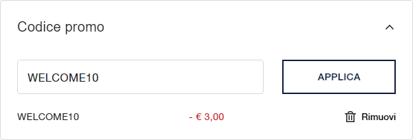 Dove inserire il codice sconto GAP