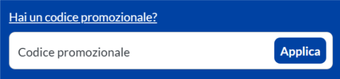 dove inserire il codice gardaland