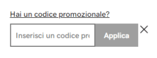 dove inserire il codice sconto godaddy