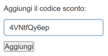 dove inserire il codice gommadiretto