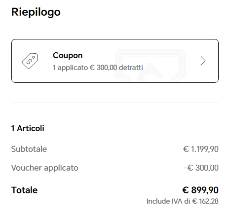 dove inserire coupon honor