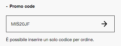 dove inserire codice sconto julian fashion