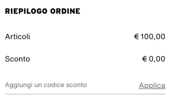 dove inserire il codice levis