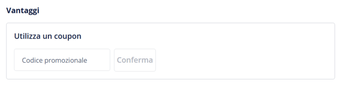 dove inserire il codice sconto manomano