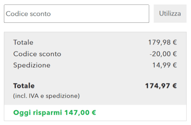 dove inserire il codice sconto myposter