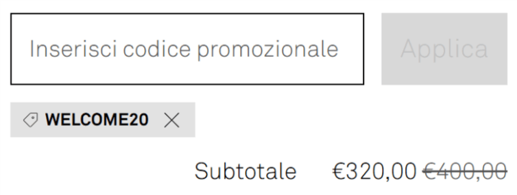dove inserire il codice sconto napapijri