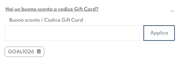 Coupon Nencini Sport applicato