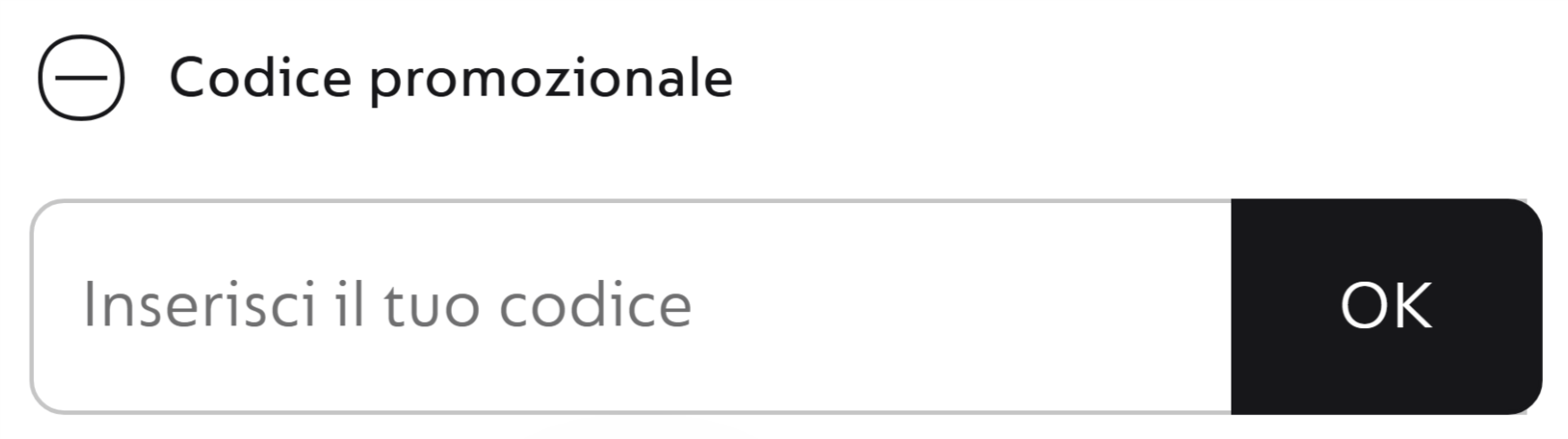 dove inserire il codice sconto nespresso