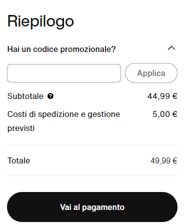 Ecco dove inserire il codice sconto Nike