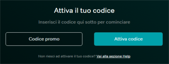 dove inserire il codice sconto now tv