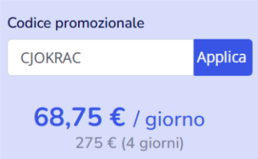 dove inserire il codice ok mobility