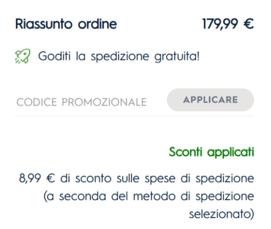 dove inserire il codice sconto oral b