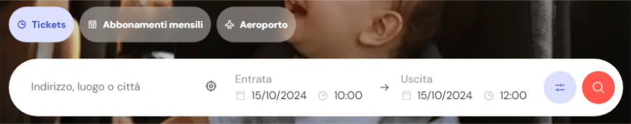 prenotazione su parclick