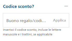 dove inserire codice sconto philips