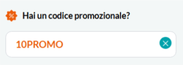 dove inserire il codice sconto photosi