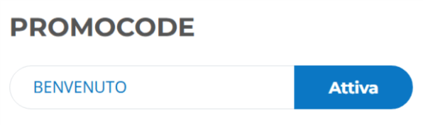dove inserire il codice sconto