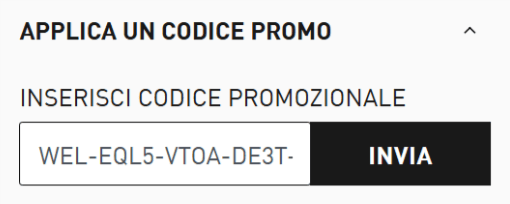 dove inserire il codice puma