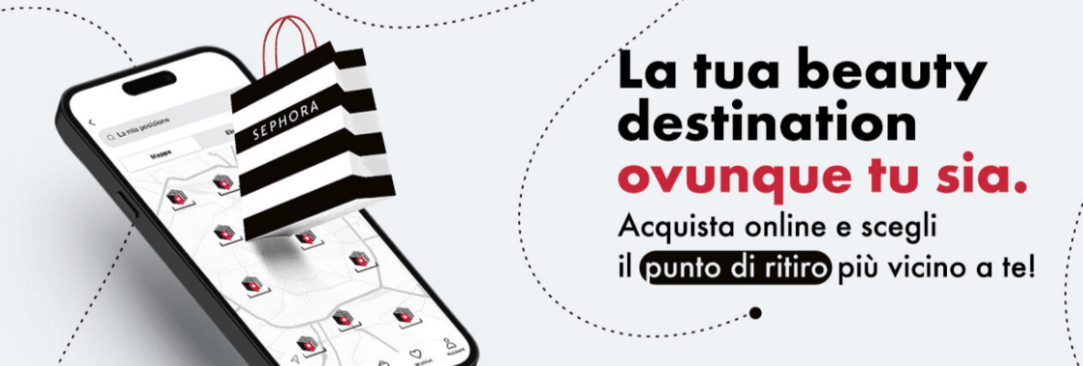 ritiro dell'ordine su sephora