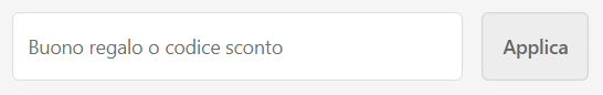 dove inserire codice sconto quellogiusto