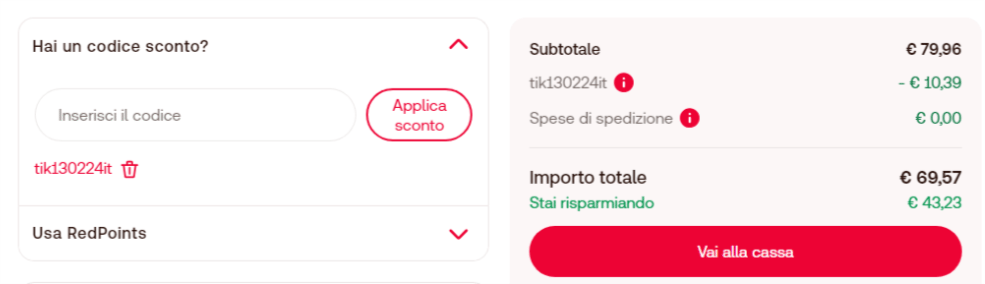 come inserire un codice Recare