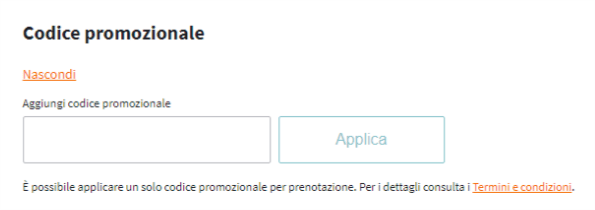 dove inserire un codice secret escapes