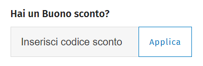 dove inserire codice sconto shopwki