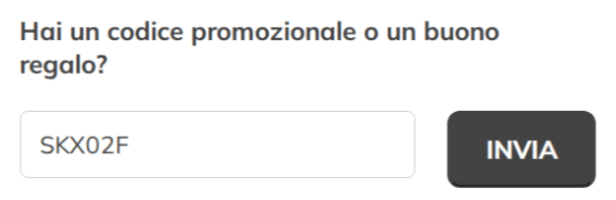 dove inserire il codice skechers