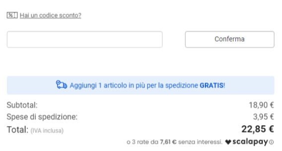 dove inserire il codice sconto tostadora