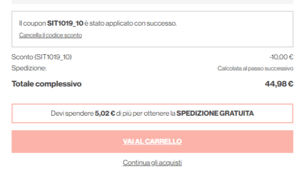 Come inserire un codice sconto Tummytox