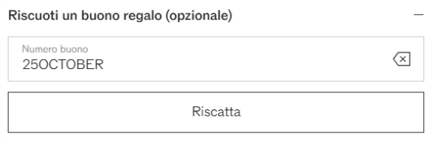 dove inserire il codice westwing