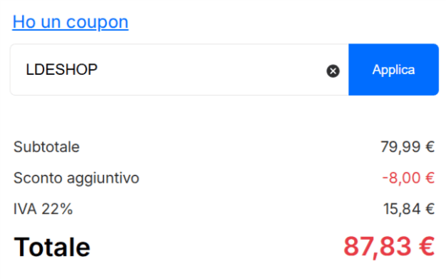 dove inserire il codice sconto wondershare