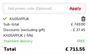 how to apply kitchenaid promo code