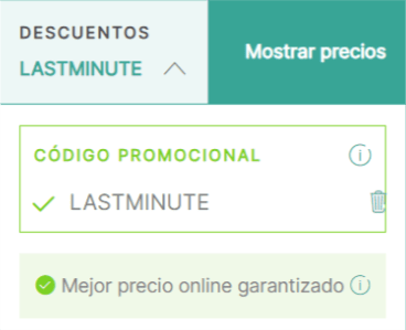 donde introducir el codigo iberostar