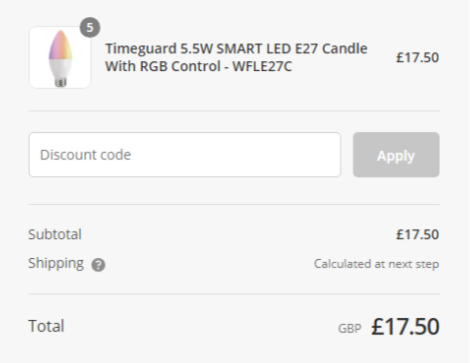 how to apply a Led Bulbs discount code