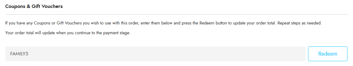 how to apply leisure lakes bikes discount code