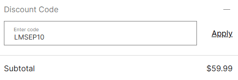 how to apply les mills discount code