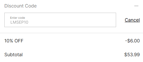 how to apply les mills promo code