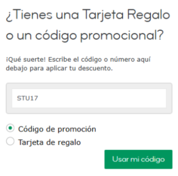 donde introducir el codigo moo