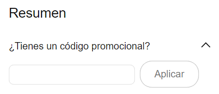 donde introducir código promocional Nike