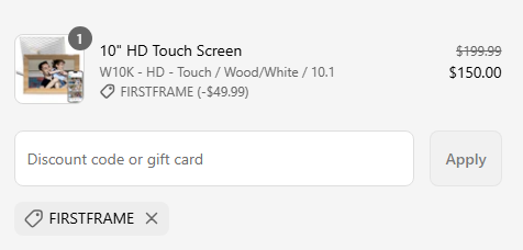 how to apply nixplay coupon code