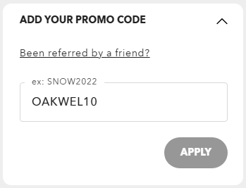 how to apply oakley promo code