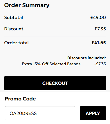 how to apply oasis discount code