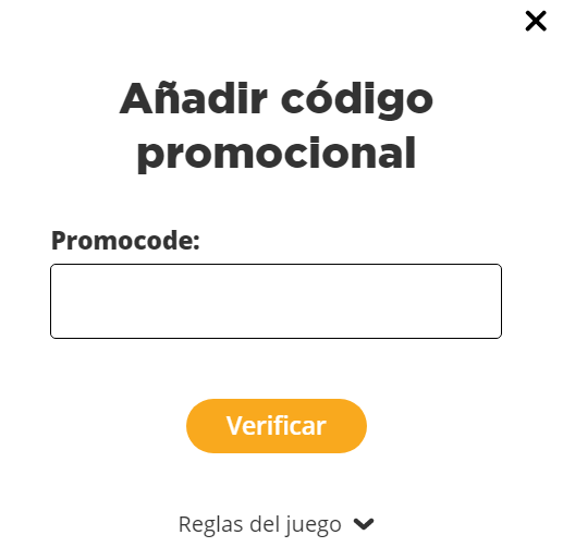 donde introducir código promocional On That Ass