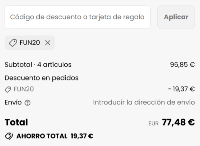 donde introducir el codigo